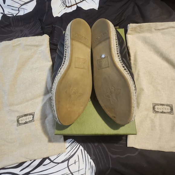 *Price Drop* Gucci Leather espadrille with Double G  - Picture 3 of 4